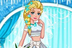 Наряды Кроп-Топ - Elsa Crop Top Wedding Gown